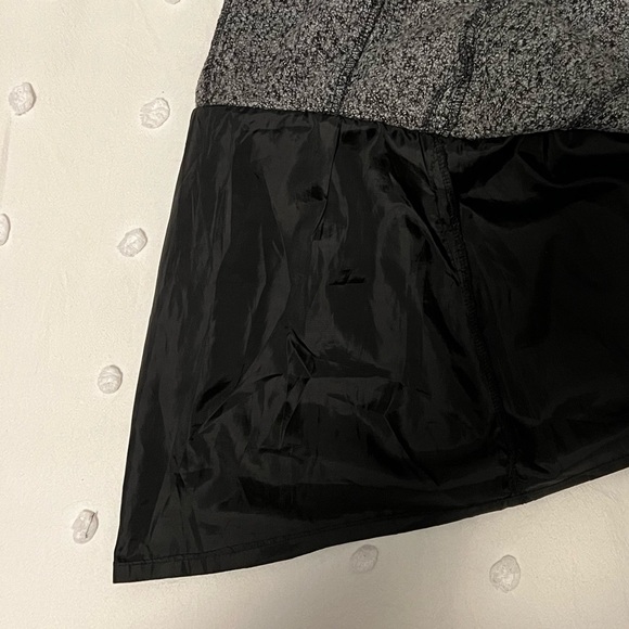 SIX CRISP DAYS GREY MARLED WOOL BLEND MINI SKIRT - S - Picture 6 of 10